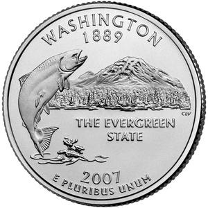 2007 Quarter - P - Washington reverse